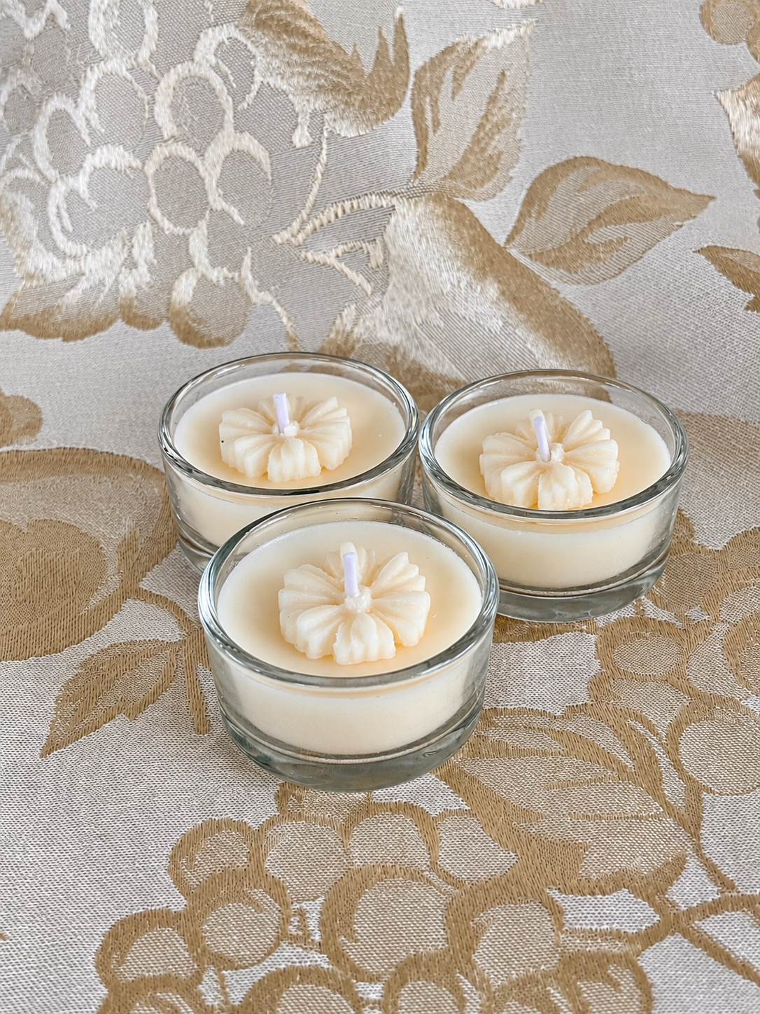 Duftreise – Mini-Duftkerzen-Set mit Helios, Aurea & Nympha